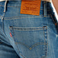 Men's 511 Blue Slim Fit Mid Rise Jeans - Detail View