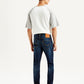 Men's 511 Dark Blue Slim Fit Mid Rise Jeans - Back View