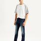 Men's 511 Dark Blue Slim Fit Mid Rise Jeans - Side View