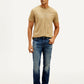 Men's 511 Dark Blue Slim Fit Mid Rise Jeans - Front View