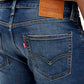 Men's 511 Dark Blue Slim Fit Mid Rise Jeans - Detail View