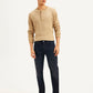 Men's 511 Navy Blue Slim Fit Mid Rise Jeans - Front View