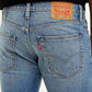 Men's 511 Light Blue Slim Fit Mid Rise Jeans - Detail View