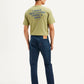 Men's 511 Dark Blue Slim Fit Mid Rise Jeans - Back View