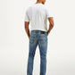 Men's 511 Blue Slim Fit Mid Rise Jeans - Back View