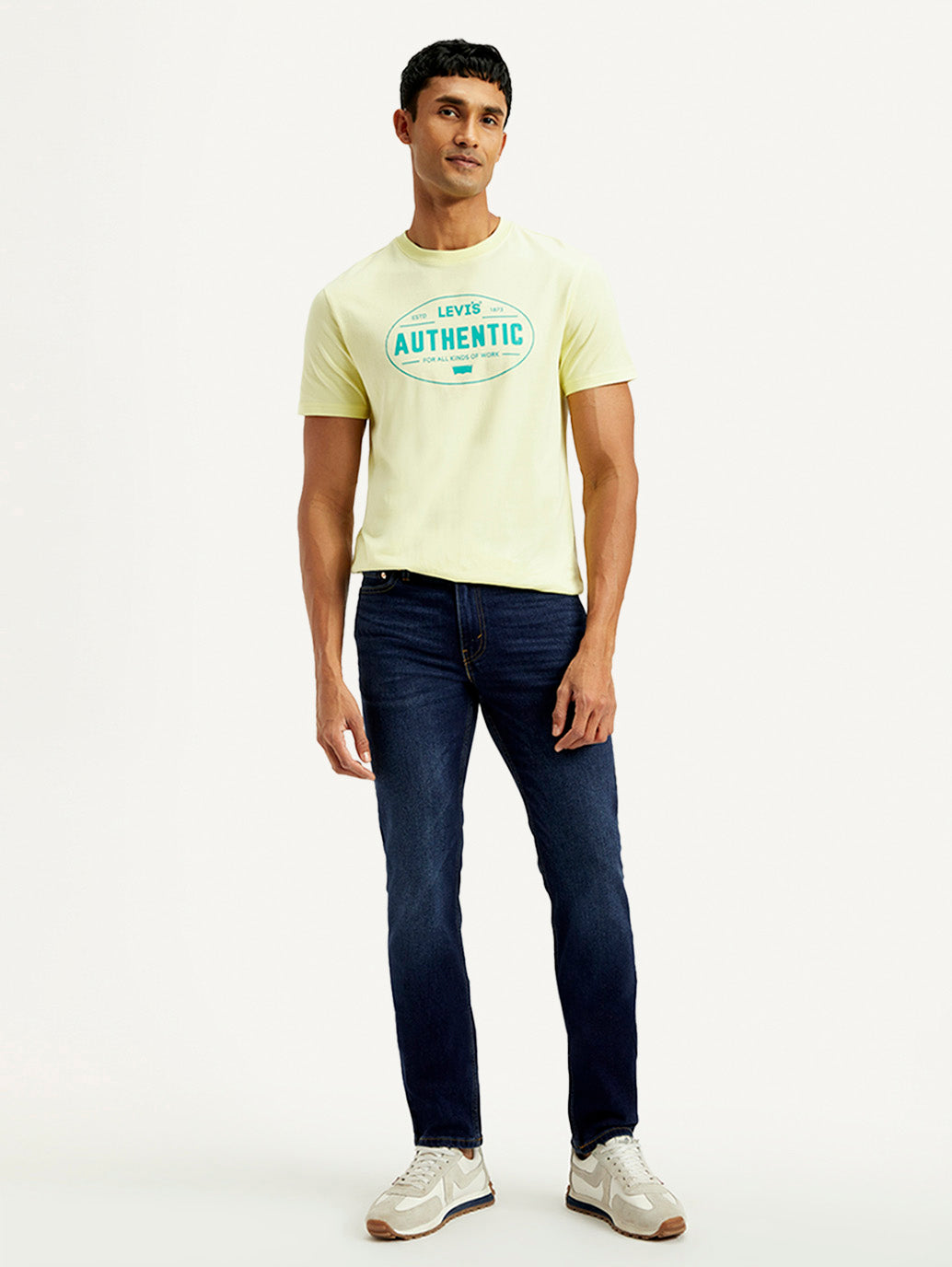 Men's 511 Navy Slim Fit Mid Rise Jeans