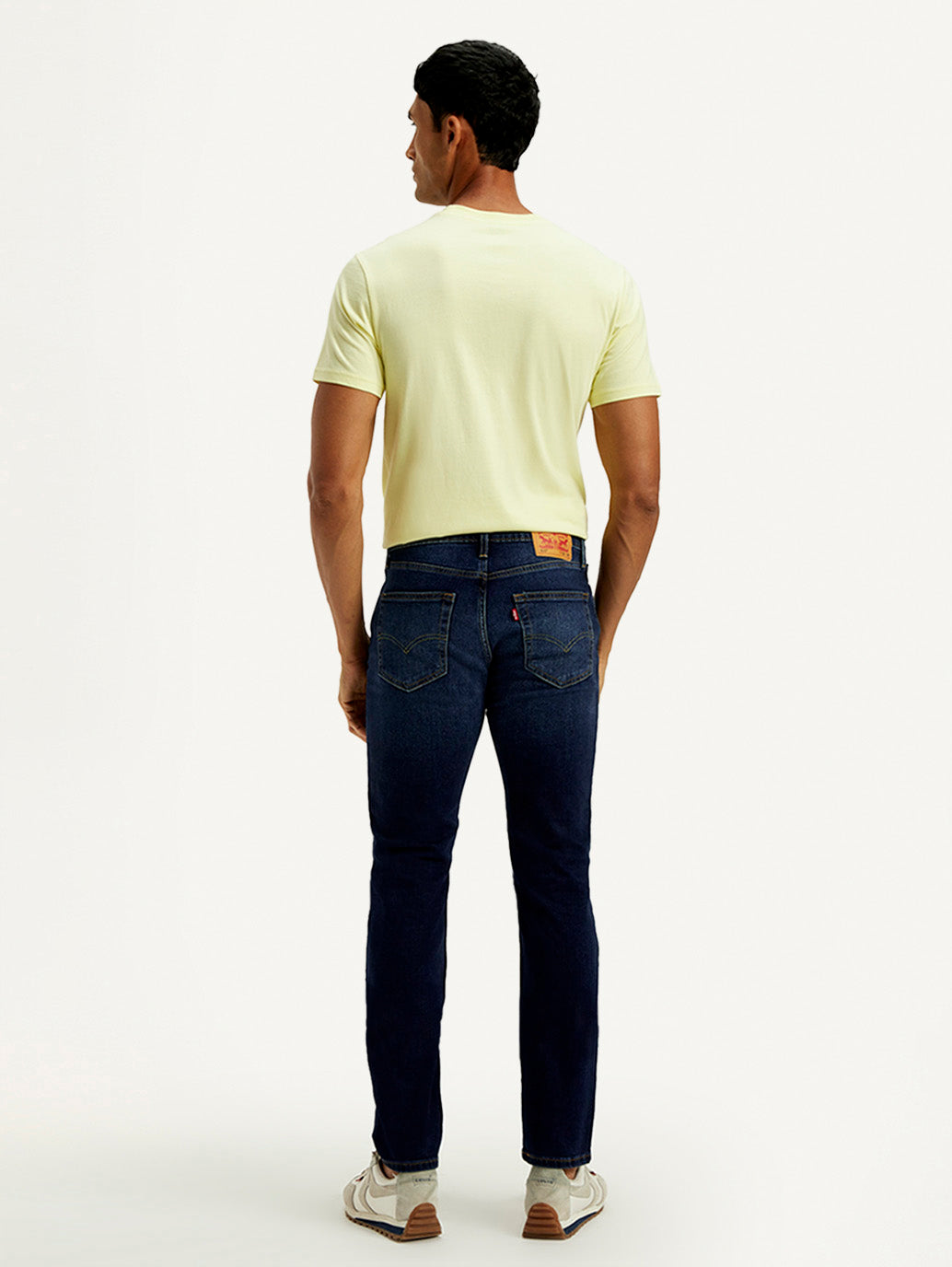 Men's 511 Navy Slim Fit Mid Rise Jeans - Back View