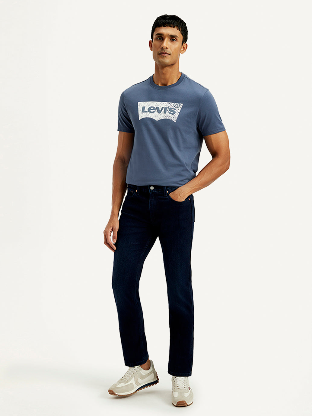 Men's 511 Navy Slim Fit Mid Rise Jeans