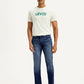 Men's 511 Blue Slim Fit Mid Rise Jeans - Front View