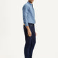 Men's 511 Dark Blue Slim Fit Mid Rise Jeans - Side View