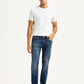 Men's 511 Blue Slim Fit Mid Rise Jeans - Front View