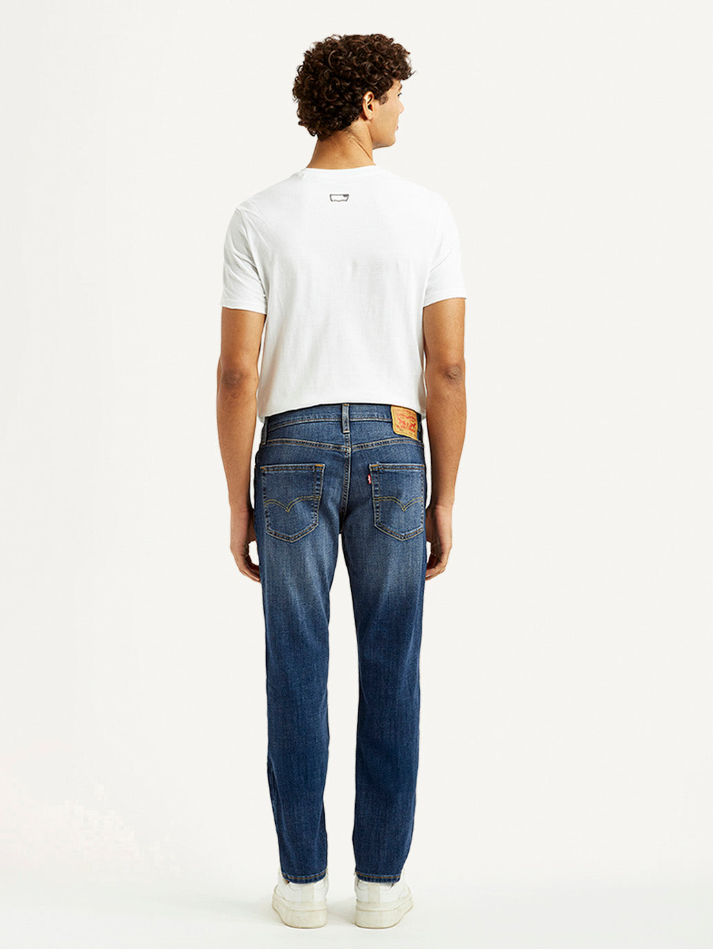 Men's 511 Blue Slim Fit Mid Rise Jeans - Back View