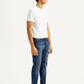 Men's 511 Blue Slim Fit Mid Rise Jeans - Side View