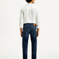 Men's 511 Indigo Slim Fit Mid Rise Selvedge Jeans - Back View