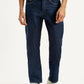 Men's 511 Dark Indigo Slim Fit Mid Rise Selvedge Jeans - Front View