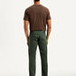 Men's 511 Dark Green Overdyed Slim Fit Mid Rise Jeans - Back View