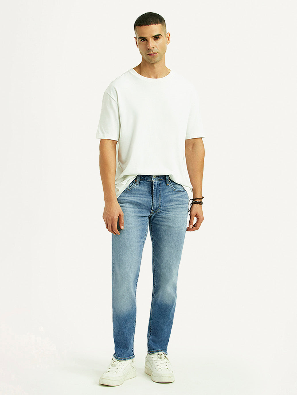 Men's 511 Light Blue Slim Fit Mid Rise Jeans
