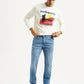 Men's 511 Light Blue Slim Fit Mid Rise Selvedge Jeans - Styleshot View