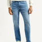Men's 511 Light Blue Slim Fit Mid Rise Selvedge Jeans - Front View