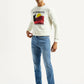 Men's 511 Light Blue Slim Fit Mid Rise Selvedge Jeans - Side View