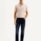 Men's 511 Dark Blue Slim Fit Mid Rise Selvedge Jeans - Front View