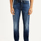 Men's 511 Blue Slim Fit Mid Rise Selvedge Jeans - Front View