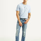 Men's 511 Blue Slim Fit Mid Rise Selvedge Jeans - Styleshot View