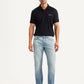 Men's 511 Light Blue Slim Fit Mid Rise Selvedge Jeans - Front View