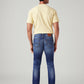 Men's 511 Blue Slim Fit Mid Rise Linen Jeans - Back View