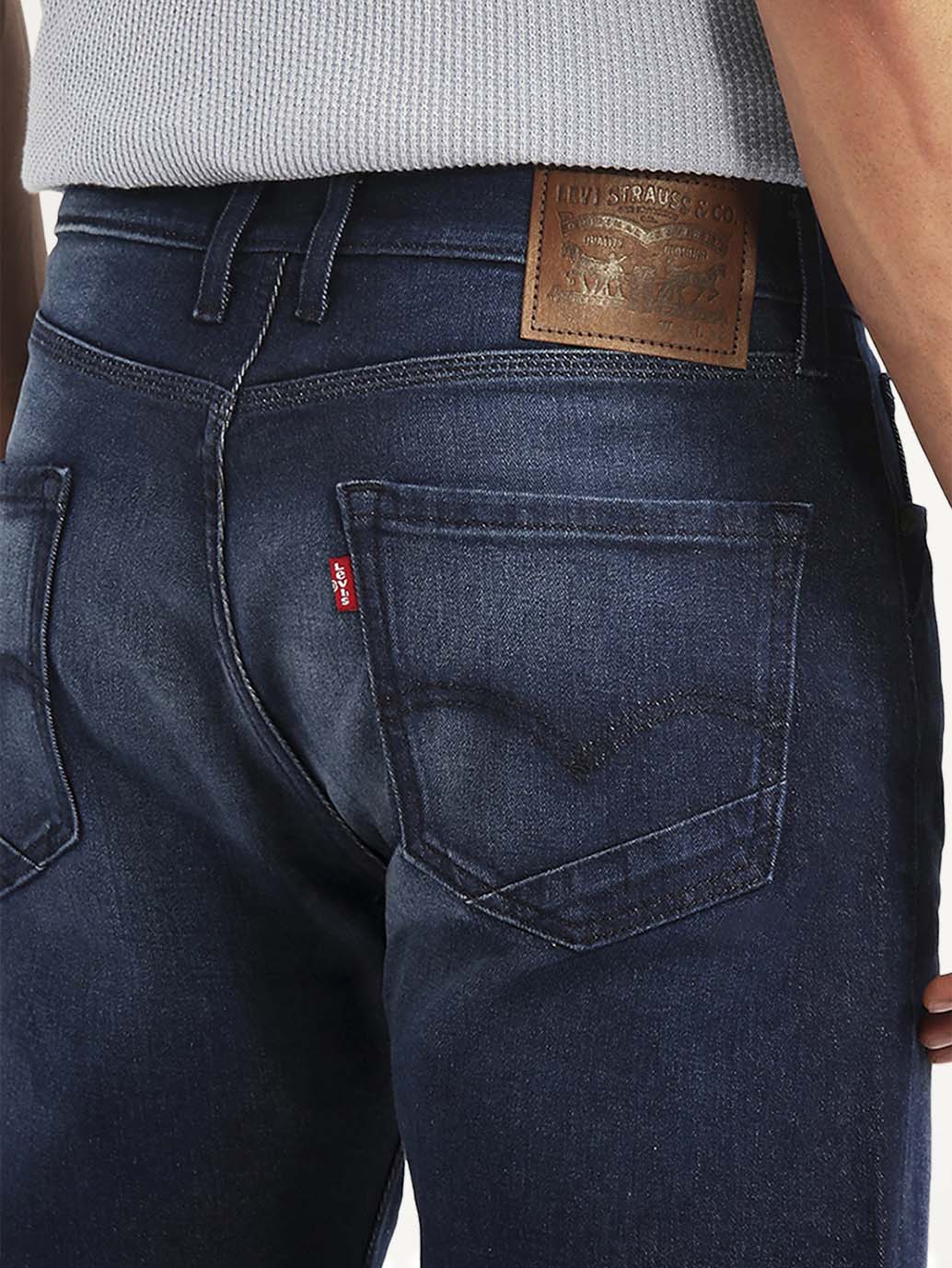 Men's 511 Dark Blue Slim Fit Hyper Stretch Jeans - Detail View
