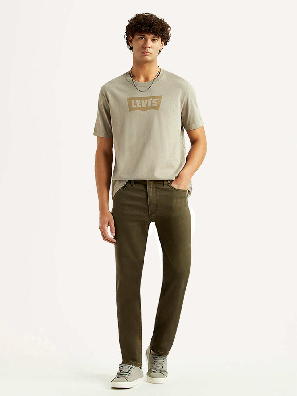 Men's 511 Olive Slim Fit Mid Rise Jeans