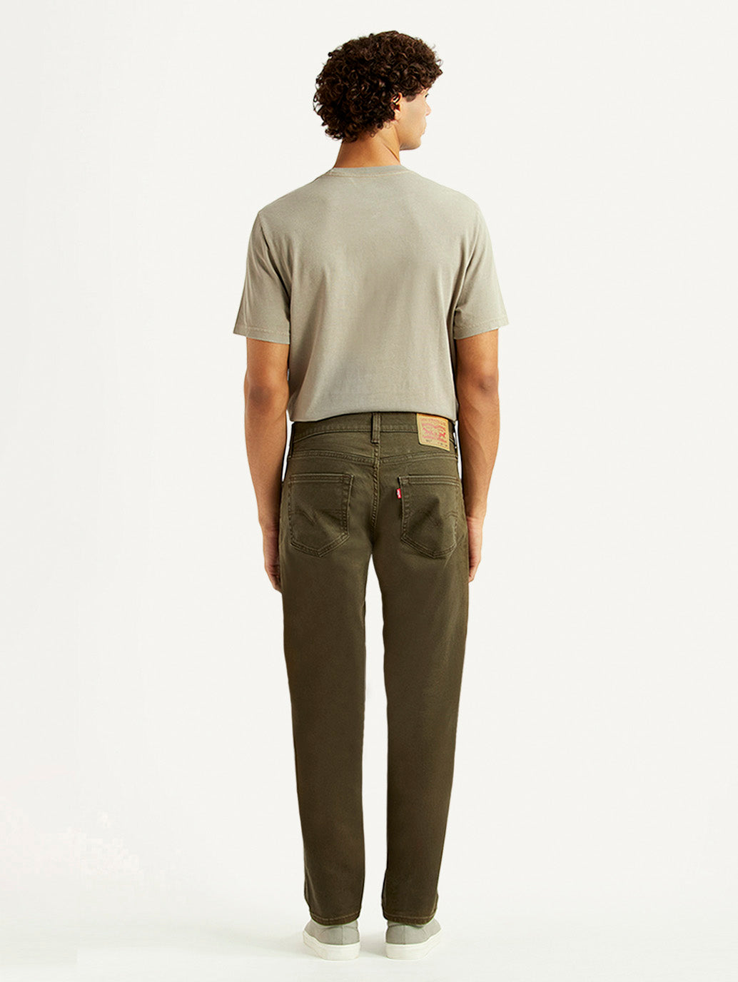 Men's 511 Olive Slim Fit Mid Rise Jeans - Back View