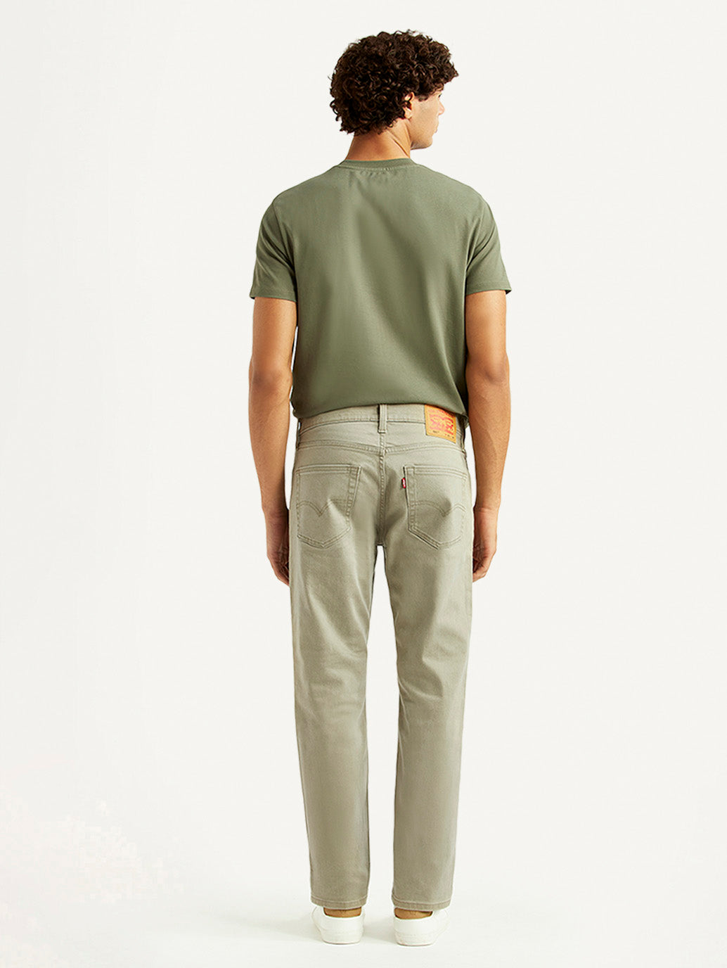 Men's 511 Light Green Slim Fit Mid Rise Jeans - Back View