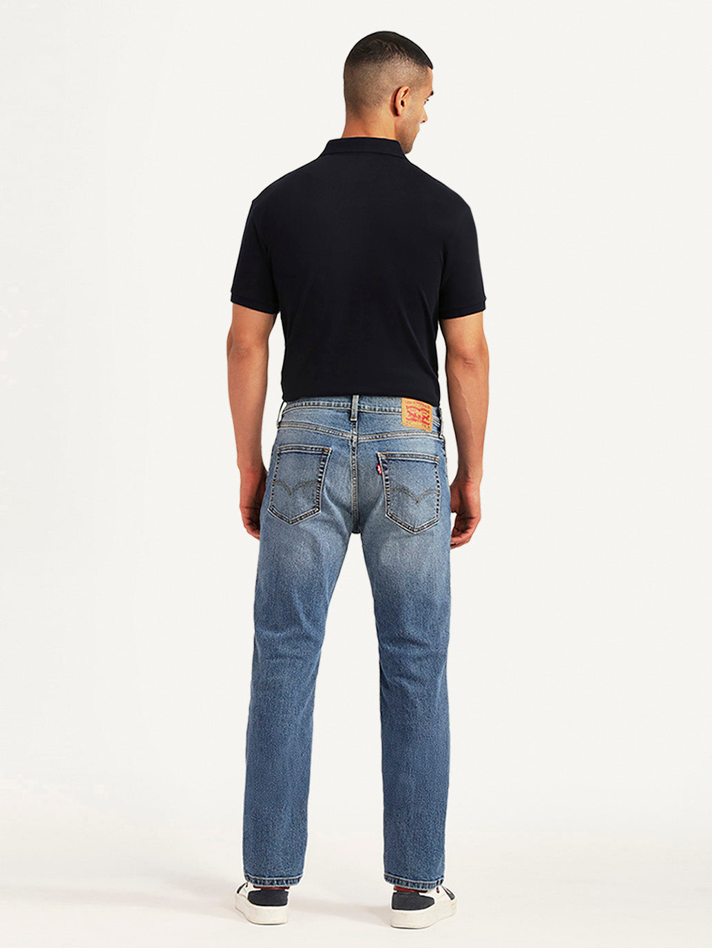 Men's 511 Blue Slim Fit Mid Rise Kooltex Jeans - Back View