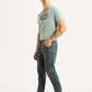 Men's 511 Blue Slim Fit Mid Rise Jeans - Side View