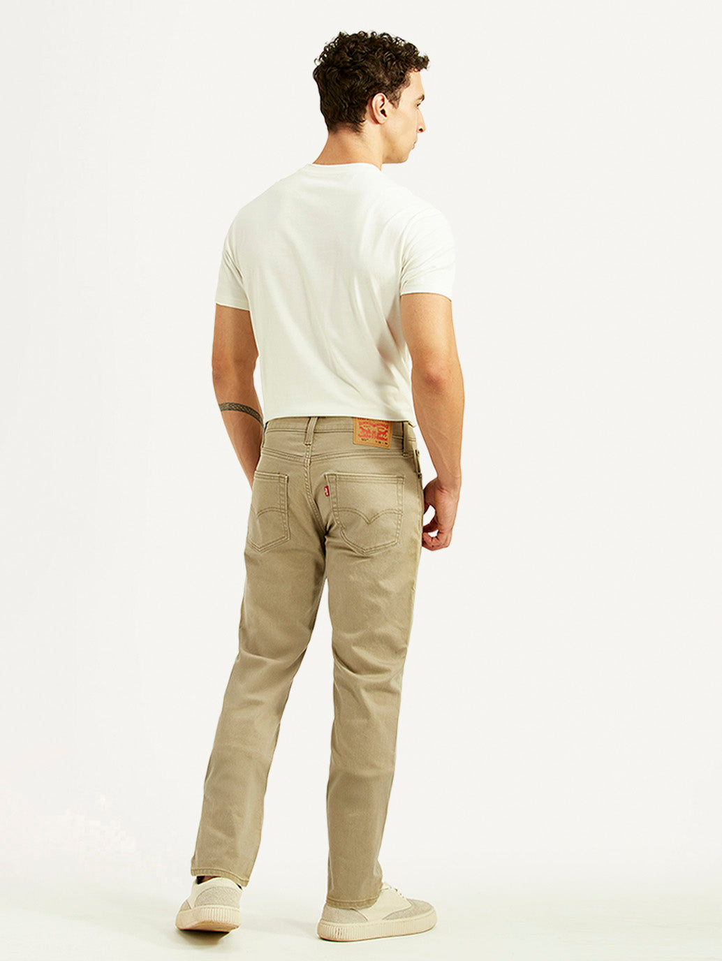 Men's 511 Khaki Slim Fit Mid Rise Jeans - Back View