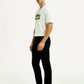 Men's 511 Black Slim Fit Mid Rise Kooltex Jeans - Side View