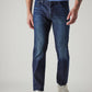 Men's 511 Dark Blue Slim Fit Mid Rise Jeans - Front View