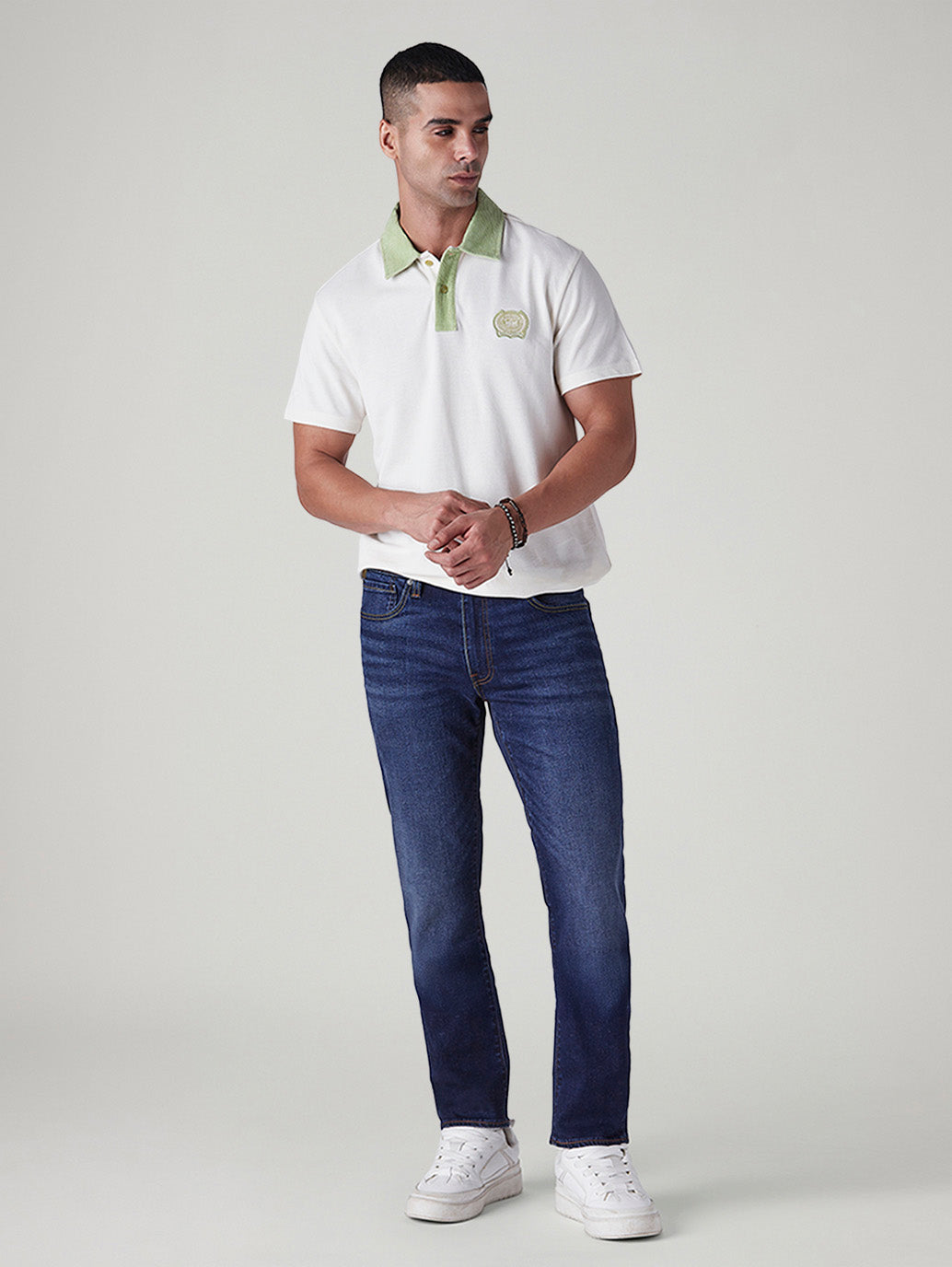 Men's 511 Indigo Slim Fit Mid Rise Linen Jeans