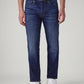 Men's 511 Indigo Slim Fit Mid Rise Linen Jeans - Front View