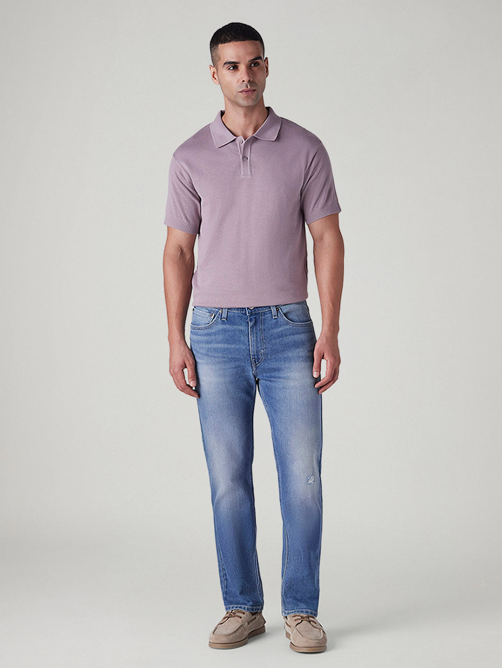Men's 511 Blue Slim Fit Mid Rise Jeans - Front View