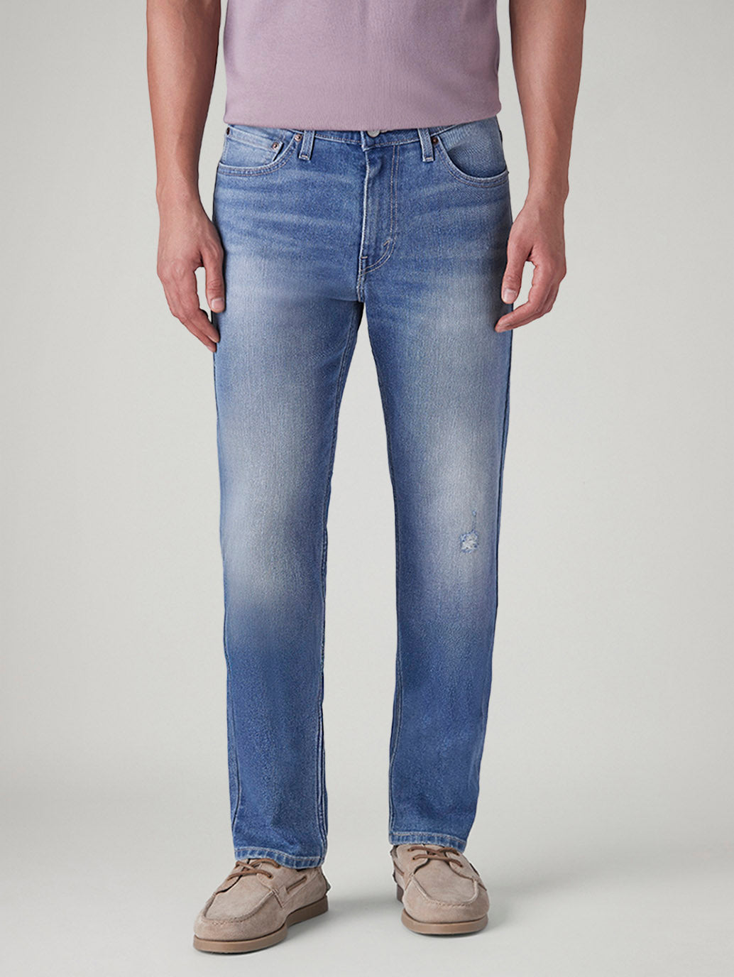 Men's 511 Blue Slim Fit Mid Rise Jeans - Front View