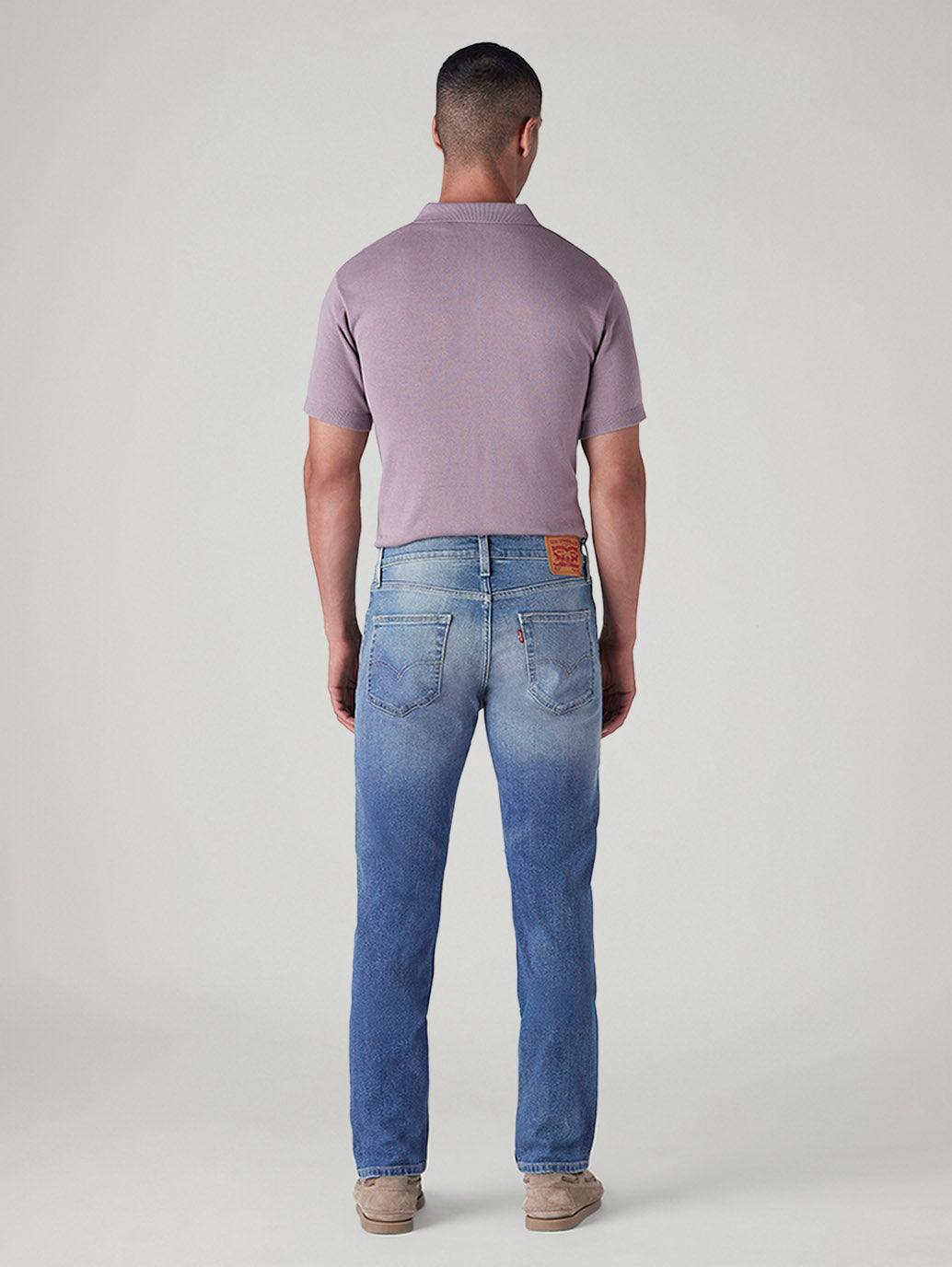 Men's 511 Blue Slim Fit Mid Rise Jeans - Back View