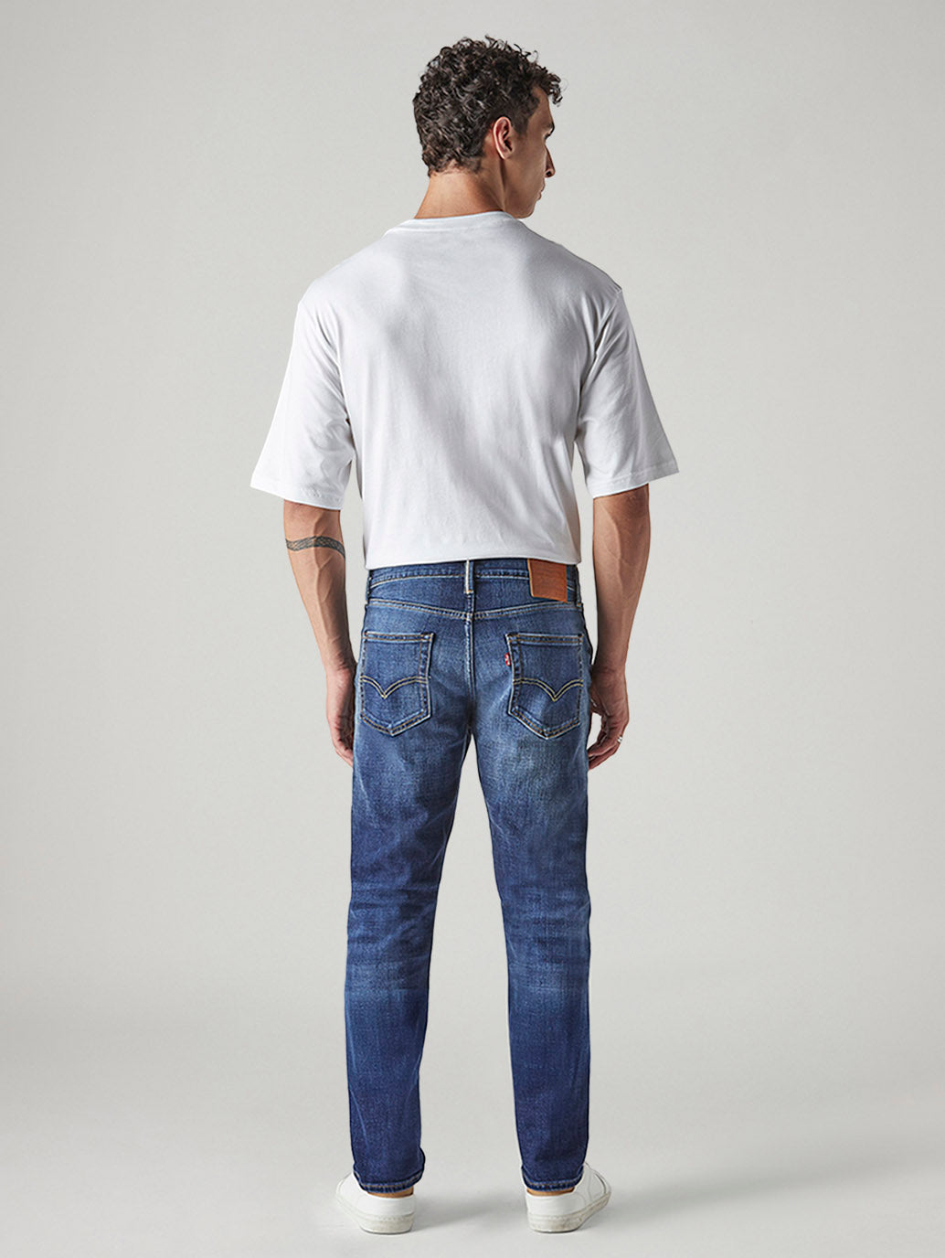 Men's 511 Indigo Slim Fit Mid Rise Jeans - Back View