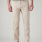 Men's 511 Beige Slim Fit Mid Rise Overdyed Jeans - Front View