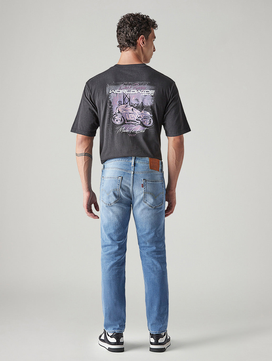 Men's 511 Light Blue Slim Fit Mid Rise Selvedge Jeans - 20 View