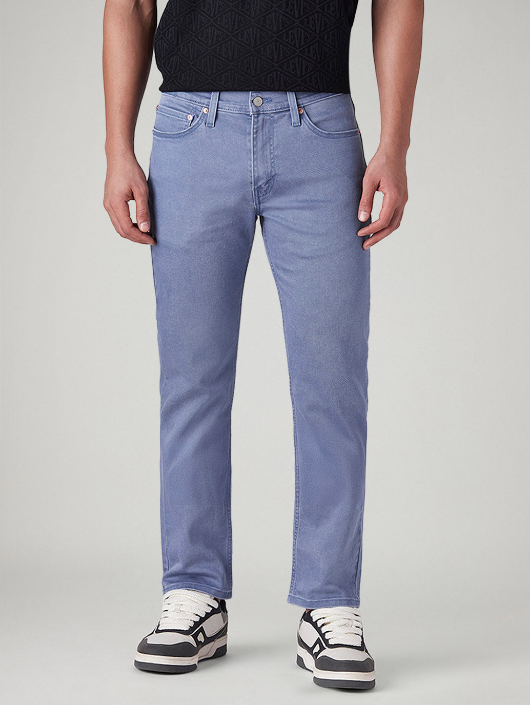 Men's 511 Blue Slim Fit Mid Rise Overdyed Jeans - 20 View