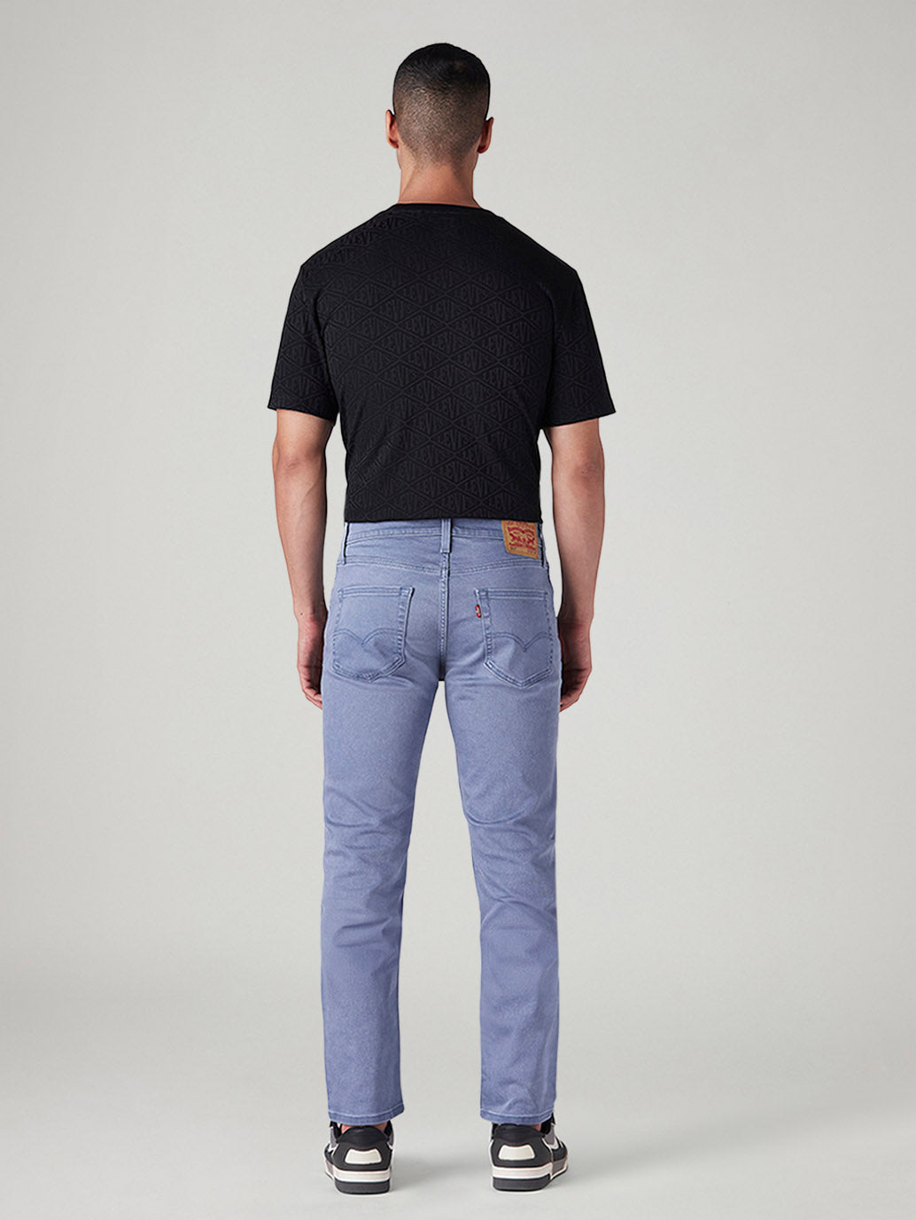 Men's 511 Blue Slim Fit Mid Rise Overdyed Jeans - 20 View