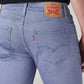 Men's 511 Blue Slim Fit Mid Rise Overdyed Jeans - 20 View