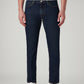 Men's 511 Dark Blue Slim Fit Mid Rise Selvedge Jeans - Front View